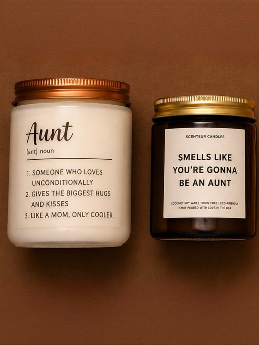 “Aunt” Scented Soy Candles